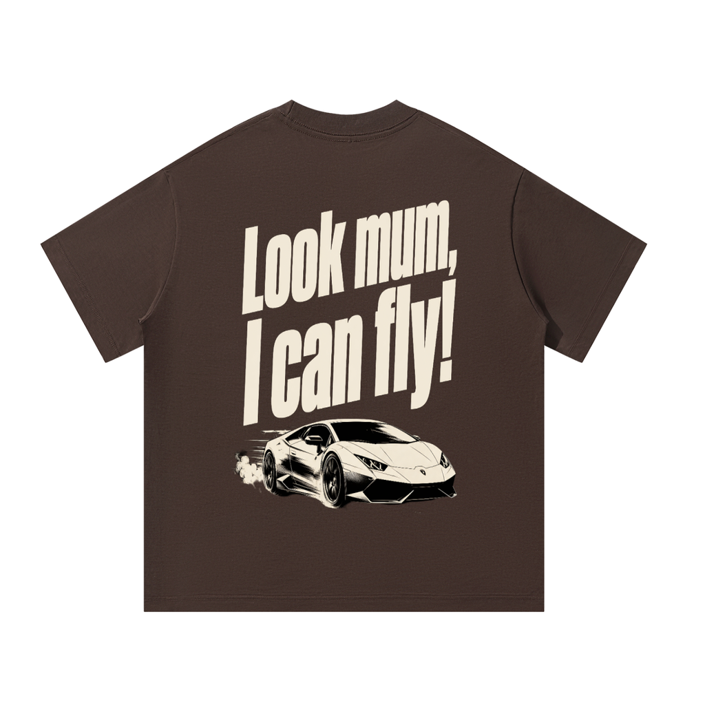 Oversized Tee - Look Mum.. I Can Fly