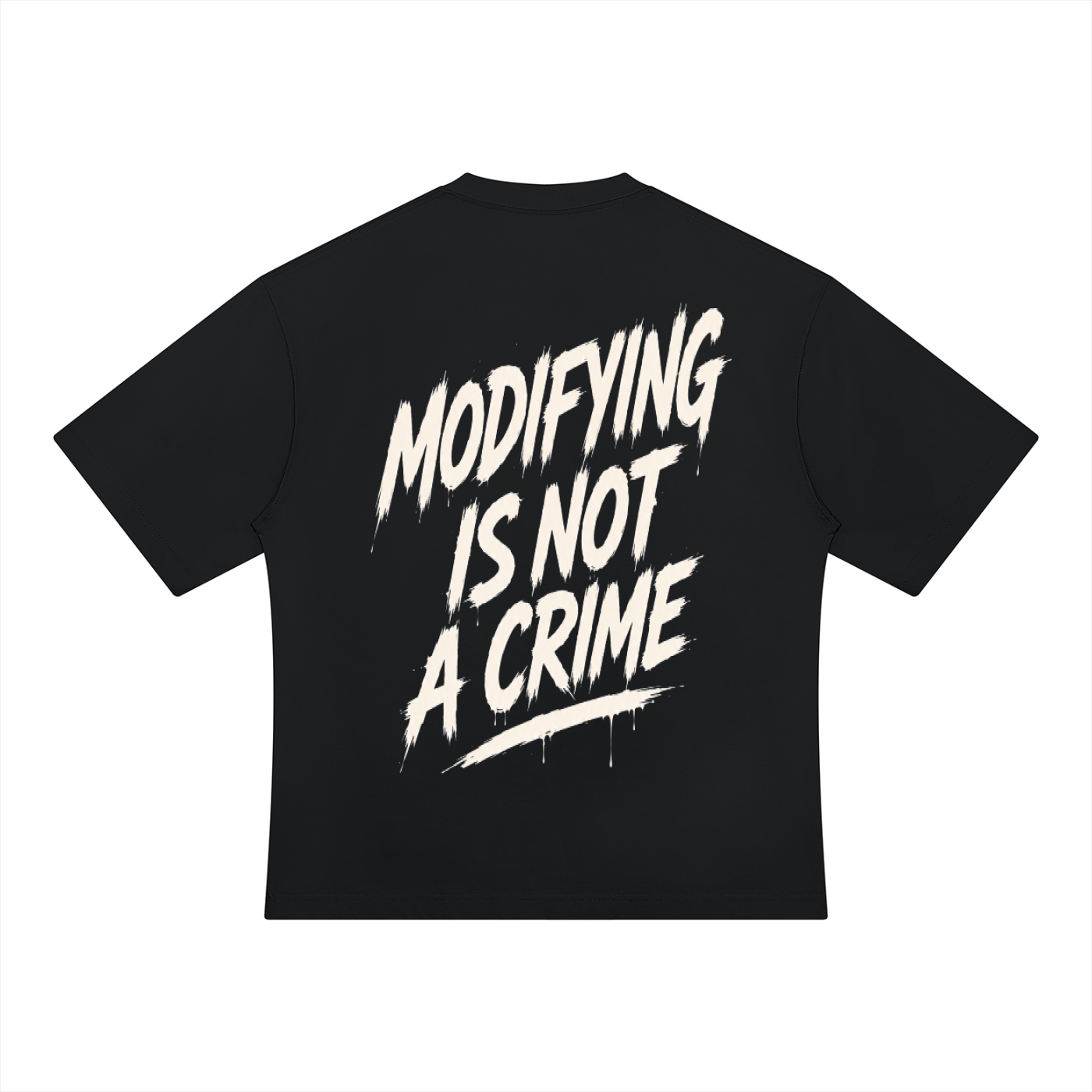 Unisex Oversized Tee - Modifying is not a Crime