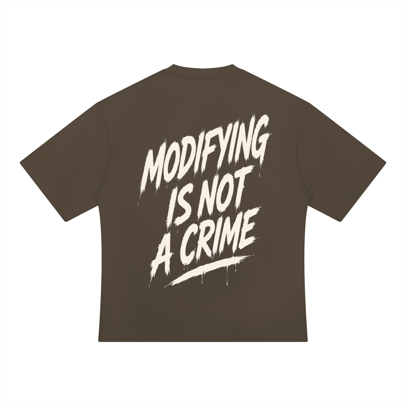 Unisex Oversized Tee - Modifying is not a Crime