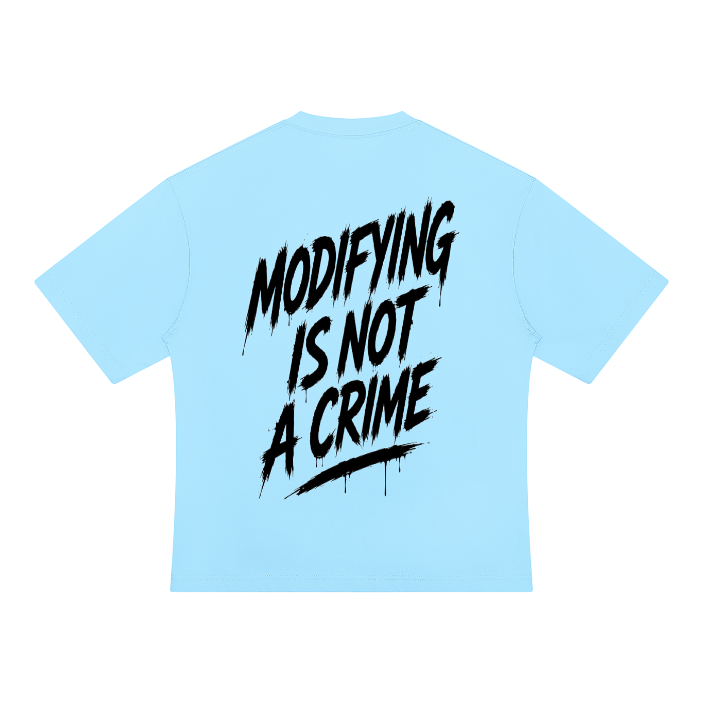 Unisex Oversized Tee - Modifying is not a Crime