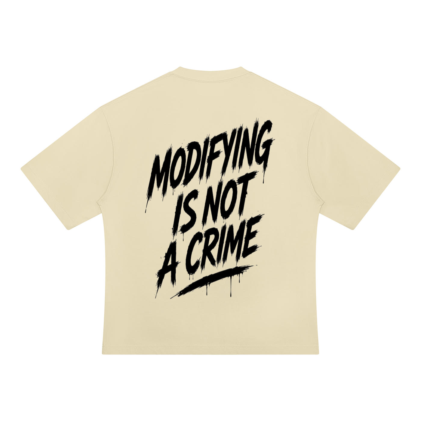 Unisex Oversized Tee - Modifying is not a Crime