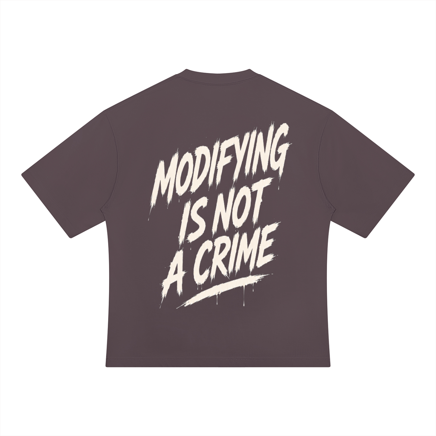 Unisex Oversized Tee - Modifying is not a Crime