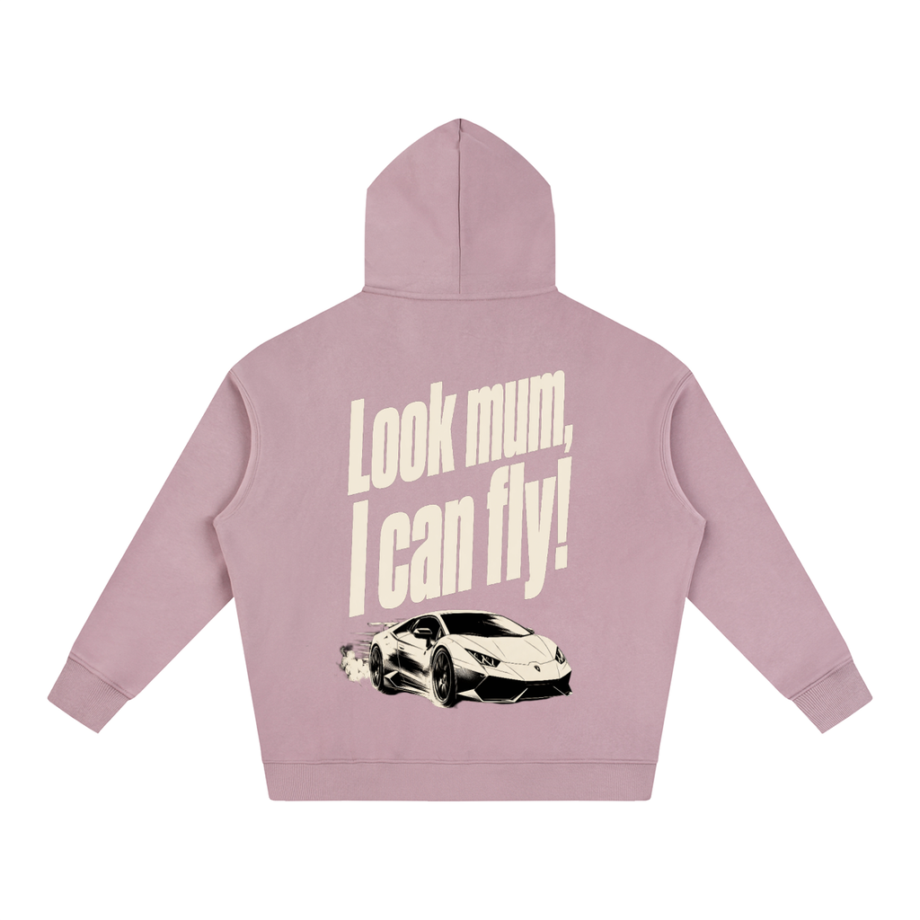 Oversized Hoodie - Look Mum.. I Can Fly